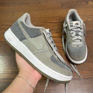 Nike Air Force 1 Premium GS 'Cool Grey' sneaker size 6.5Y
